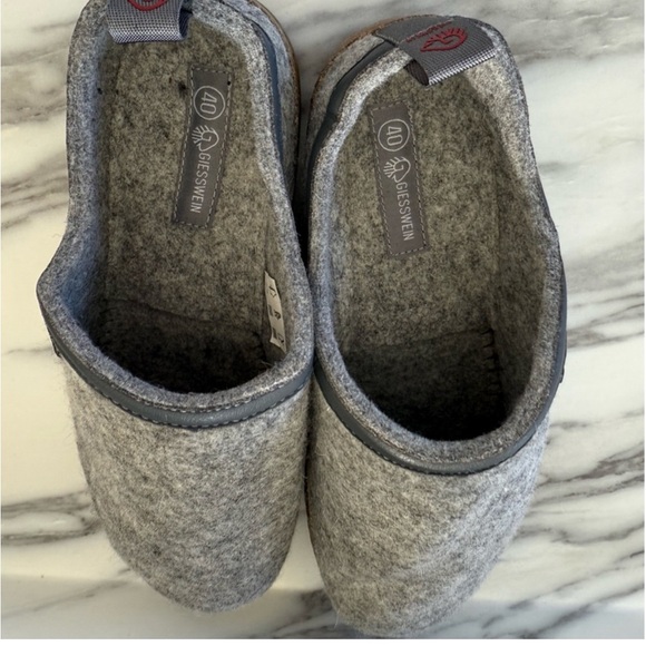 Giesswein Gray and Brown Mules - Picture 8 of 8